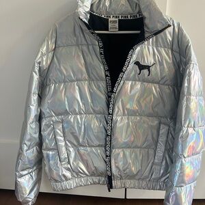 Silver Holographic Jacket